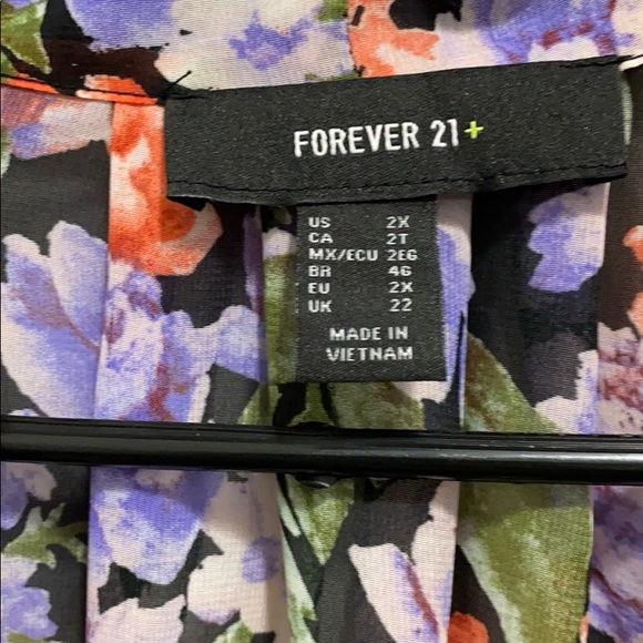 Forever 21 Chiffon Floral Blouse - Picture 5 of 9